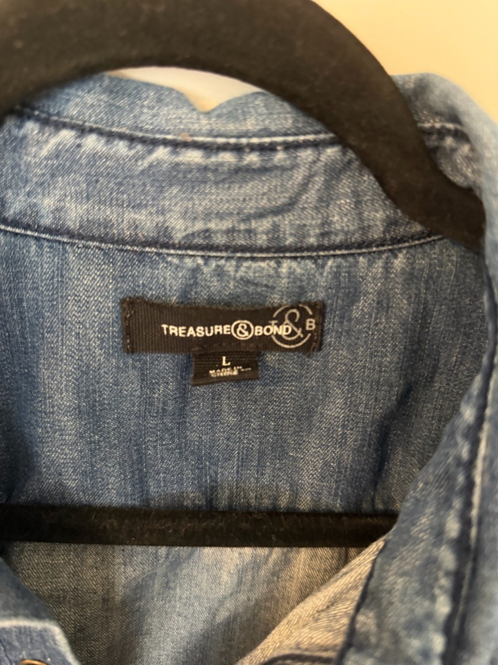 Denim Button Up - Picture 5 of 5